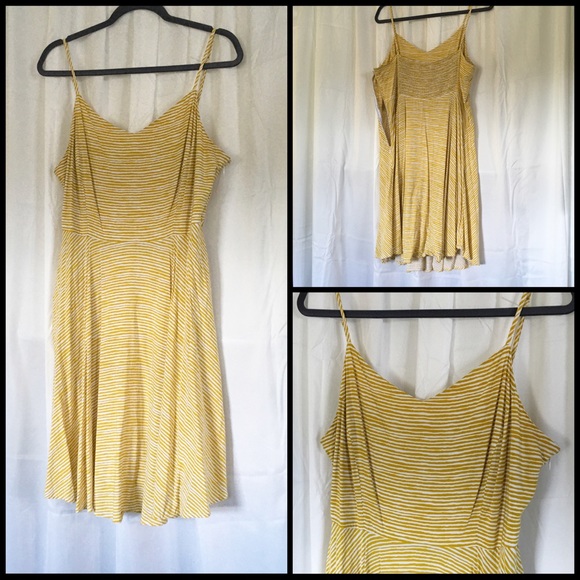 yellow fall dress